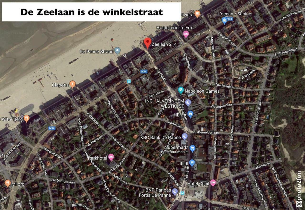 Residentie Albert-1, App.202, Zeelaan 214 De Panne Eksteriør bilde