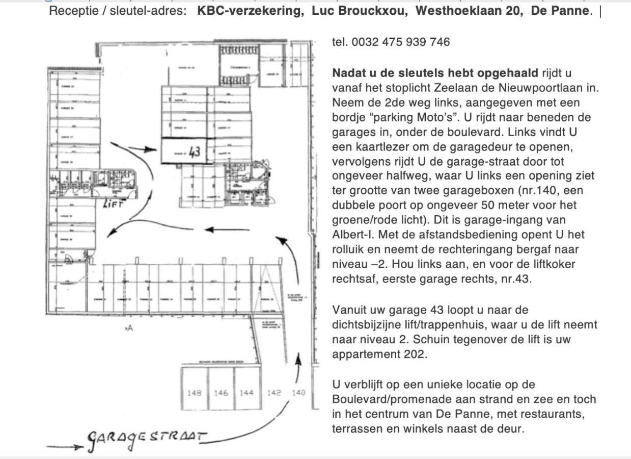 Residentie Albert-1, App.202, Zeelaan 214 De Panne Eksteriør bilde
